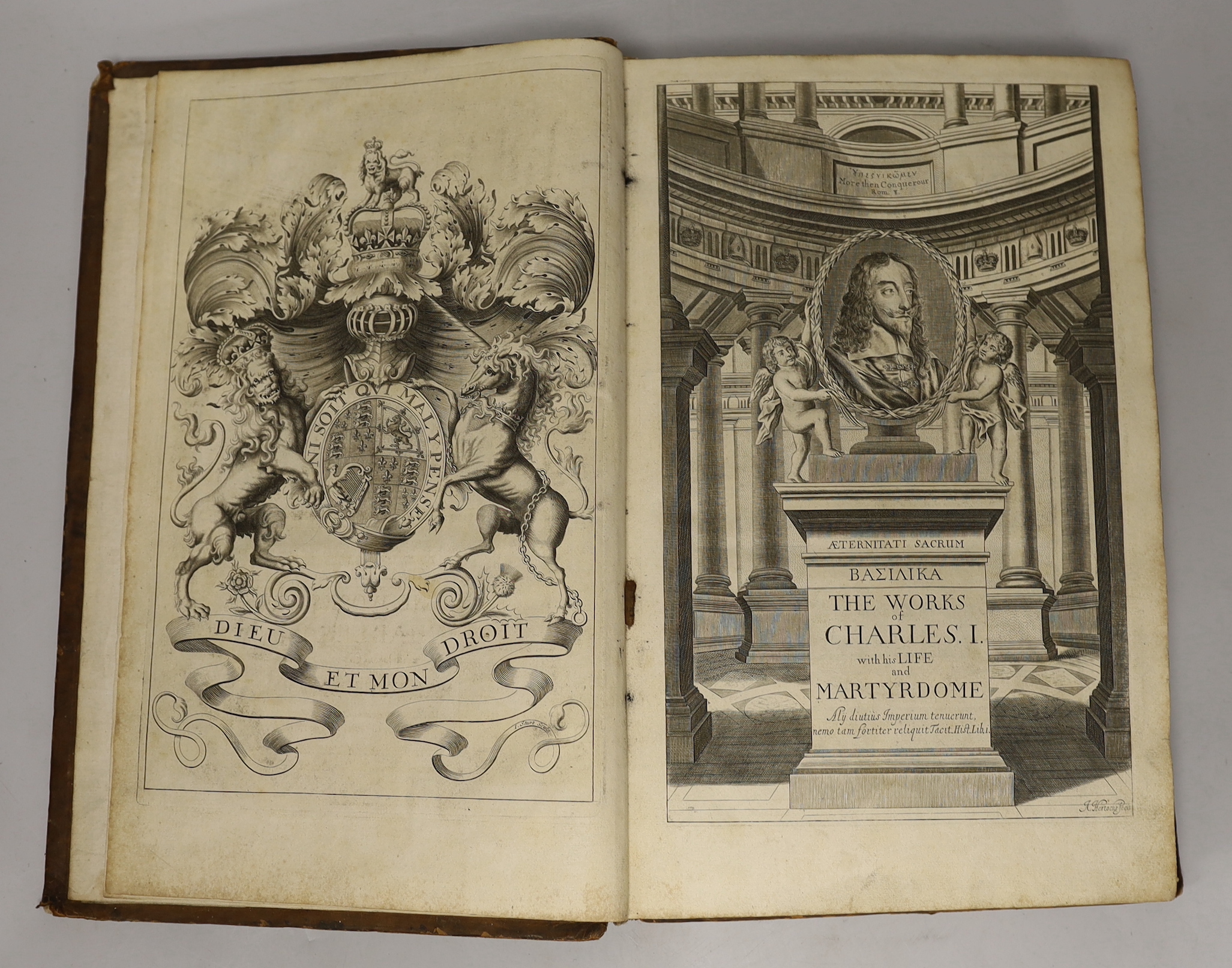 Charles I. Basilika. The Works of King Charles the Martyr: with a Collection of Declarations, Treatises, and other Papers Concerning the Differences Betwixt His Said Majesty and His Two Houses of Parliament. With the His